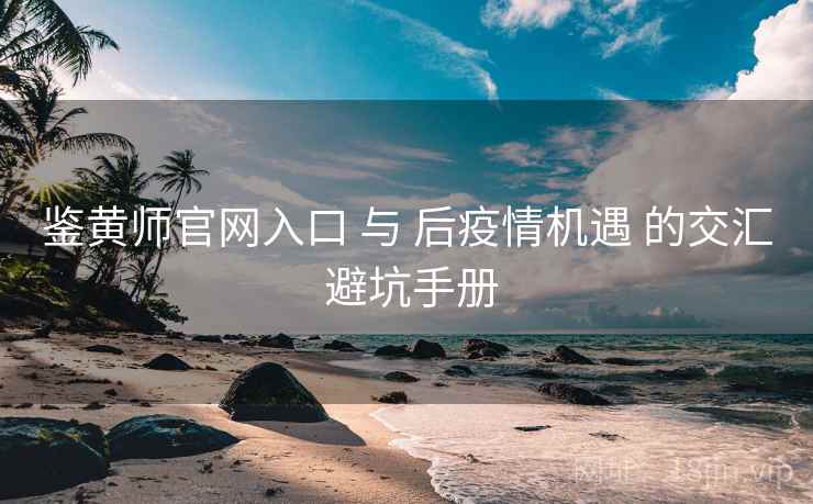 鉴黄师官网入口 与 后疫情机遇 的交汇 避坑手册 第1张 鉴黄师官网入口 与 后疫情机遇 的交汇 避坑手册 第1张