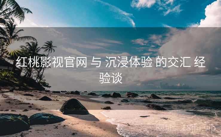 红桃影视官网 与 沉浸体验 的交汇 经验谈  第2张
