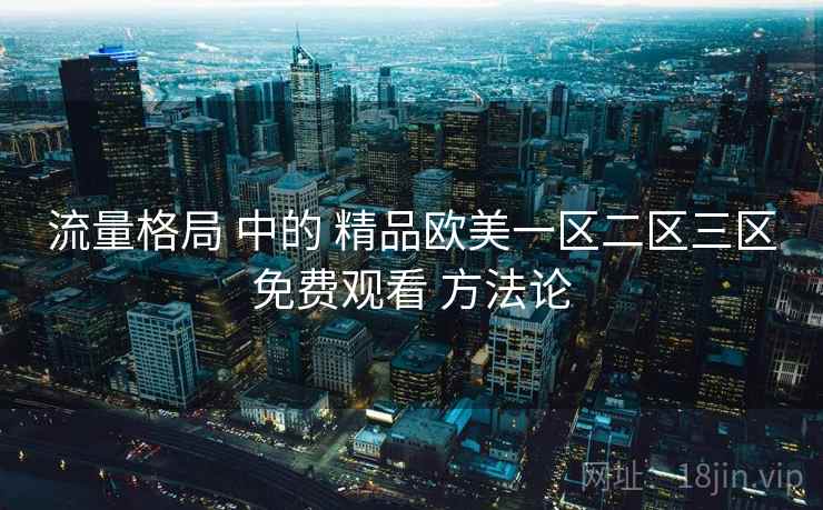 流量格局 中的 精品欧美一区二区三区免费观看 方法论 第2张 流量格局 中的 精品欧美一区二区三区免费观看 方法论 第2张